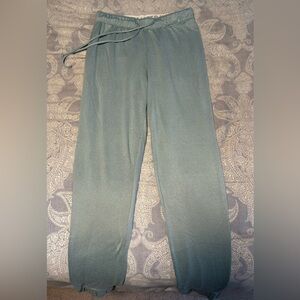 Hollister Women’s Lounge Pajama Pants Green XS NWOT Soft Sleepwear.
